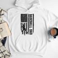 Baseball Dad Retro American USA Flag Baseball Father's Day Men Hoodie Baseball Dad Retro American USA Flag Baseball Father's Day Men Hoodie