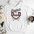 Baseball Daddy Father's Day Baseball Season Vintage Game Day Men Hoodie Baseball Daddy Father's Day Baseball Season Vintage Game Day Men Hoodie