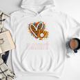 Baseball Daddy Leopard Heart Colorful Premium Men Hoodie