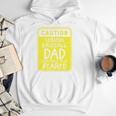 Caution Serious Baseball Dad Something To Be Feared Premium Men Hoodie