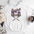 Cool Baseball Dad For Vintage Father's Day Game Day Men Hoodie Cool Baseball Dad For Vintage Father's Day Game Day Men Hoodie