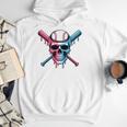 Cool Baseball Ice Cream Dripping Baseball Dad Baseball Lover Premium Men Hoodie Cool Baseball Ice Cream Dripping Baseball Dad Baseball Lover Premium Men Hoodie