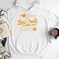 I Love Hot Baseball Dads Baseball Lovers Players Premium Men Hoodie