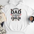 Men Baseball Dad Like a Regular Dad But Cooler Men Hoodie Men Baseball Dad Like a Regular Dad But Cooler Men Hoodie