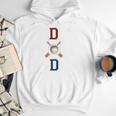 Patriotic Baseball Dad Father's Day Red Blue Star Premium Men Hoodie Patriotic Baseball Dad Father's Day Red Blue Star Premium Men Hoodie