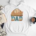 Retro Vintage Baseball Dad Summer Sports Lover Fathers Day Men Hoodie