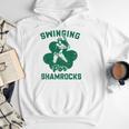 Shamrock Baseball Dad St Patricks Irish Ireland St Paddys Men Hoodie Shamrock Baseball Dad St Patricks Irish Ireland St Paddys Men Hoodie
