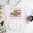Softball Dad Like a Baseball Dad But Bigger Balls Father Day Premium Men Hoodie Softball Dad Like a Baseball Dad But Bigger Balls Father Day Premium Men Hoodie