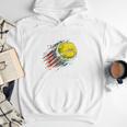 Softball Dad Like a Baseball Dad With Bigger Balls Premium Men Hoodie Softball Dad Like a Baseball Dad With Bigger Balls Premium Men Hoodie
