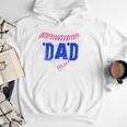 Softball Dad Baseball Dad Tee Ball Dad Premium Men Hoodie