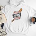Vintage 1 Baseball Dad Daddy Father's Day From Son Daughter Men Hoodie