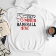 Vintage One Proud Baseball Dad Sporty Humor Men Hoodie