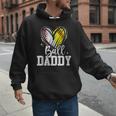 Ball Daddy Softball Baseball Dad Fathers Day Men Hoodie