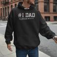 Baseball Dad Daddy Father's Day Number One Baseball Dad Men Hoodie Baseball Dad Daddy Father's Day Number One Baseball Dad Men Hoodie
