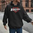 Baseball Dad Field Day Baseball Fans Family Matching Men Hoodie