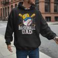 Baseball Dad Happy Fathers Day For Men Boys Kids Men Hoodie