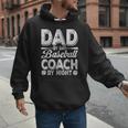 Baseball Dad For Men Dad By Day Baseball Coach By Night Men Hoodie