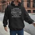 Baseball Dad Quote Excused Absence Letter To Whom Men Hoodie