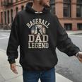 Baseball Dad Retro American Flag Style Men Hoodie Baseball Dad Retro American Flag Style Men Hoodie