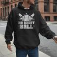 Baseball Dad Softball Game Fathersday Baseball Daddy Men Hoodie