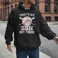 Baseball Dad Softball Game Son Out There Fathersday Baseball Men Hoodie Baseball Dad Softball Game Son Out There Fathersday Baseball Men Hoodie
