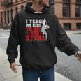 Baseball Dad Teach Kids Hit And Steal Softball Game Men Hoodie Baseball Dad Teach Kids Hit And Steal Softball Game Men Hoodie