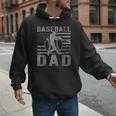 Baseball Dad USA American Flag Father's Day Men Men Hoodie