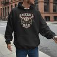 Baseball Fan Dad Father Vintage Baseball Dad Men Hoodie