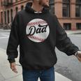 Dad Baseball Ball Vintage Groovy Baseball Daddy Fathers Day Men Hoodie Dad Baseball Ball Vintage Groovy Baseball Daddy Fathers Day Men Hoodie