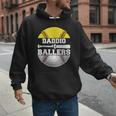 Daddio Of Ballers Softball Baseball Dad Men Hoodie Daddio Of Ballers Softball Baseball Dad Men Hoodie