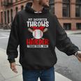 My Daughter Throws Harder Than Your Son Baseball Dads Men Hoodie My Daughter Throws Harder Than Your Son Baseball Dads Men Hoodie