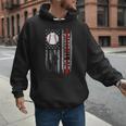 Father's Day USA Flag Patriotic Baseball Dad Men Hoodie Father's Day USA Flag Patriotic Baseball Dad Men Hoodie