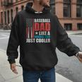 Patriotic Baseball Dad Father's Day American Flag Men Hoodie Patriotic Baseball Dad Father's Day American Flag Men Hoodie