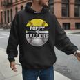 Poppy Of Ballers Softball Baseball Dad Men Hoodie