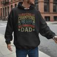 Raising Champions One Game At A Time Proud Baseball Dad Men Hoodie