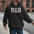 Retro Baseball Dad Daddy Father Happy Fathers Day Men Guys Men Hoodie