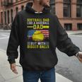 Softball Dad Like A Baseball Dad But Bigger Balls Back Men Hoodie Softball Dad Like A Baseball Dad But Bigger Balls Back Men Hoodie