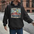 Softball Dad Like a Baseball Dad Gift Men Men Hoodie Softball Dad Like a Baseball Dad Gift Men Men Hoodie