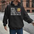 Softball Dad Like A Baseball Dad Retro US Flag Father's Day Men Hoodie Softball Dad Like A Baseball Dad Retro US Flag Father's Day Men Hoodie