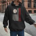 Vintage Baseball DAD American Flag Fathers Day 4th Of July Men Hoodie Vintage Baseball DAD American Flag Fathers Day 4th Of July Men Hoodie