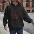 Vintage Baseball Dad Fathers Day Daddy Toddler Kids Boys Men Hoodie