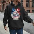 Vintage Baseball Dad Patriotic USA Flag 4th Of July Fathers Men Hoodie Vintage Baseball Dad Patriotic USA Flag 4th Of July Fathers Men Hoodie