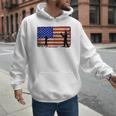 Baseball Coach Baseball Dad American Flag Men Hoodie