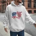 Baseball DAD American Flag Patriotic Father's Day Premium Men Hoodie Baseball DAD American Flag Patriotic Father's Day Premium Men Hoodie