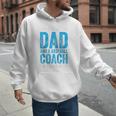 Baseball Dad Coach Father's Day Raglan Baseball Tee Men Hoodie