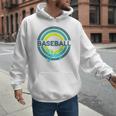 Baseball Dad With Modern Baseball Circles Premium Tri-Blend Men Hoodie