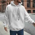 Baseball Dad Silhouette Bat Flag Stars Premium Men Hoodie Baseball Dad Silhouette Bat Flag Stars Premium Men Hoodie