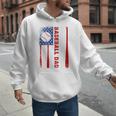 Baseball Dad USA American Flag Father's Day 4th Of July Premium Men Hoodie Baseball Dad USA American Flag Father's Day 4th Of July Premium Men Hoodie
