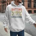 Baseball Dad Vintage Batting 1000 At Fatherhood Men Hoodie