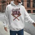 Baseball Dad Vintage Father's Day Family Humor Sport Lovers Men Hoodie